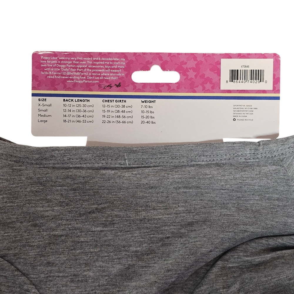 Doggy Parton Dog Shirts Sz Large - Picture 5 of 6